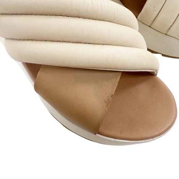 Sorel Women's Cameron Flatform Puff Mule Beige Cream Size 9.5 - Picture 6 of 16